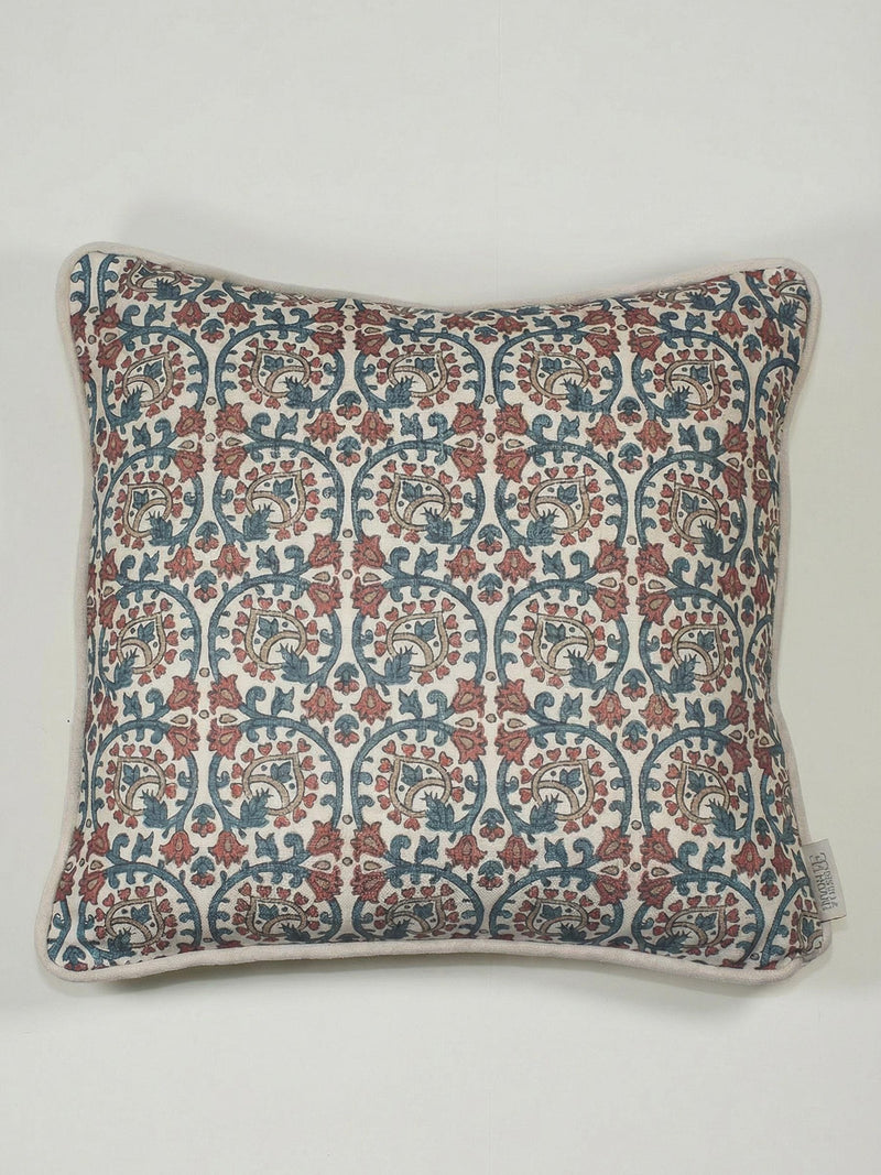Esselle Home Blue Veda decorative cushion, imported from the UK