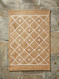 Esselle Home handbraided rug blue diamond 120x170cm (British brand)