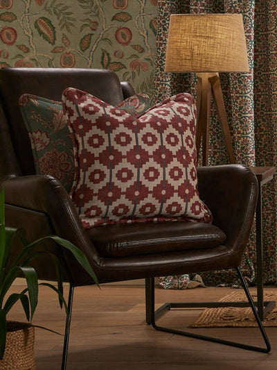 Next Esselle Home Cream Santiago Geo Decorative Cushion 50x50cm- Buy online at McGrocer