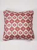 Esselle Home cream Santiago geo cushion 50x50cm, imported from the UK
