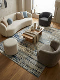 Esselle Home Blue Solar Neptune rug 120x170cm (British brand)