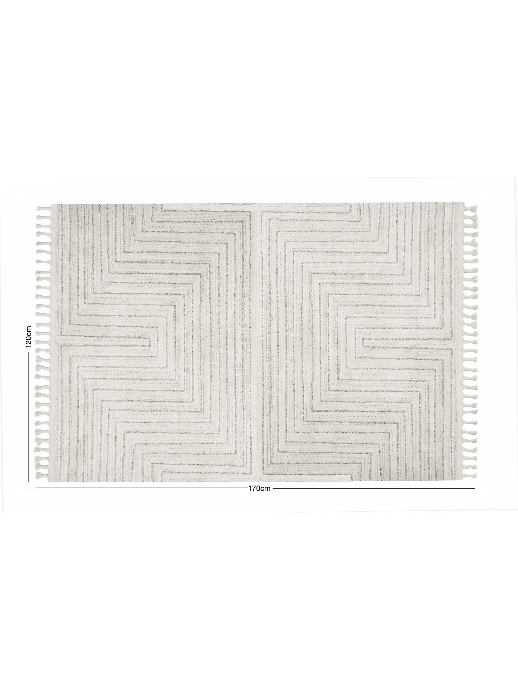 Esselle Home Arctic Maze rug, imported from the UK