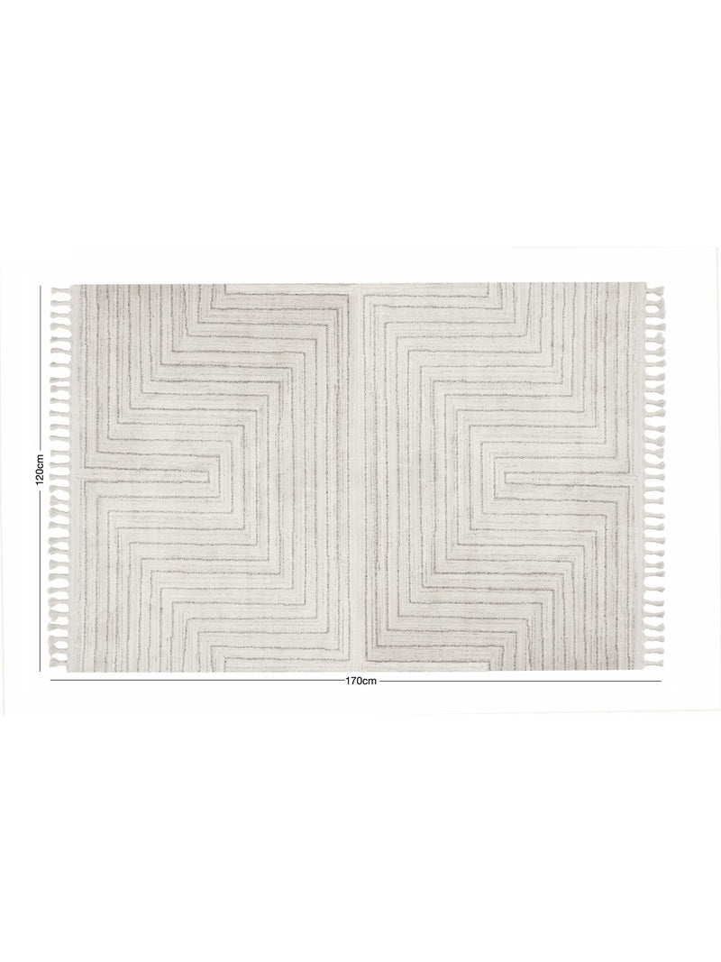 Esselle Home Arctic Maze rug, imported from the UK
