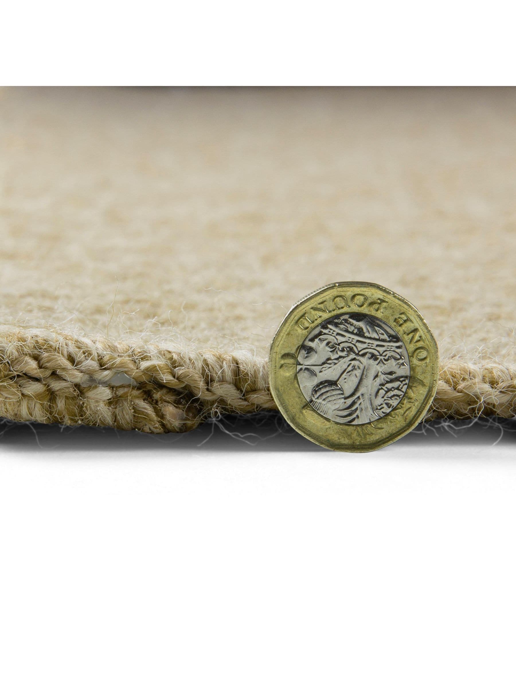 Arthouse Grey Jute Effect Twist Runner 230x60cm, UK version