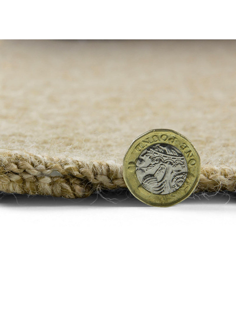 Arthouse Grey Jute Effect Twist Runner 230x60cm, UK version