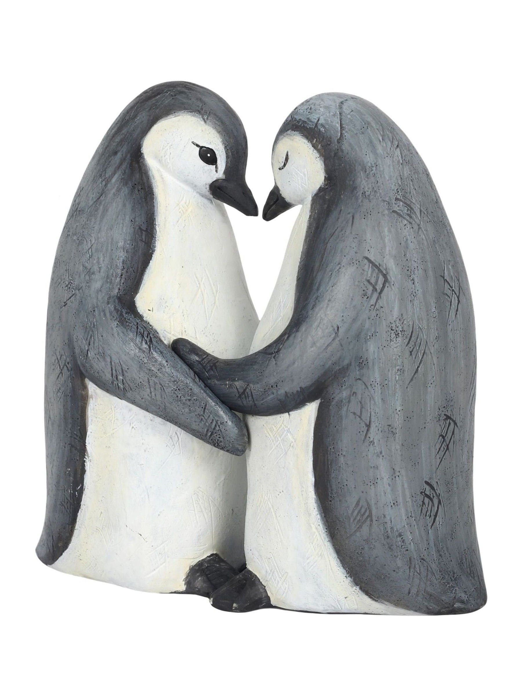 Something Different black penguin partners for life ornament - British product