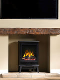 Dimplex Black Fernshaw Optiflame electric stove, imported from the UK