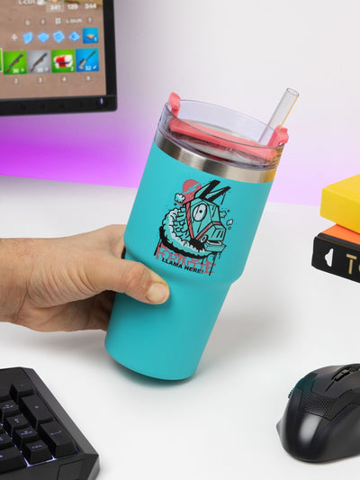 Next Fortnite Blue Gamer Cup Insulated Travel Cup 600ml- Buy online at McGrocer