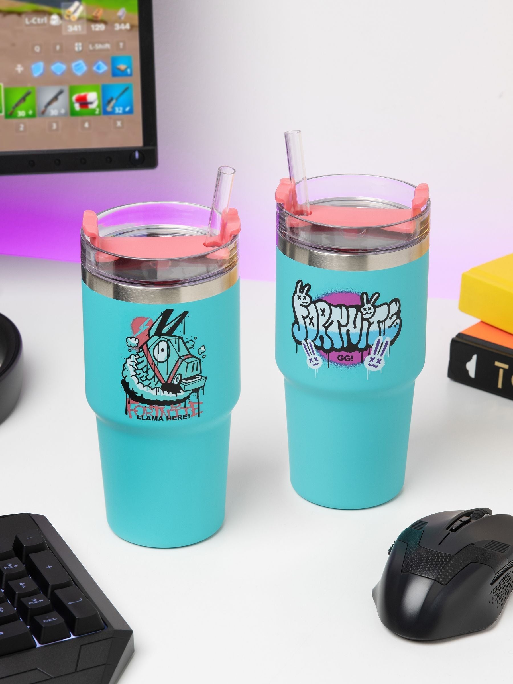 Fortnite Gamer Cup Blue 600ml (British brand)