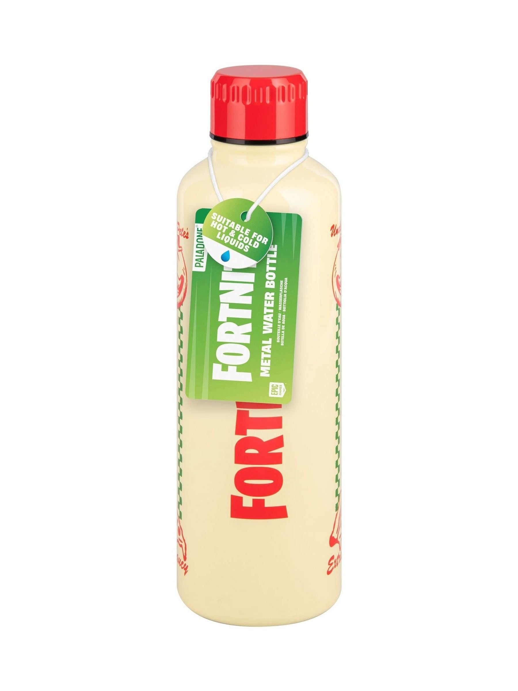 Fortnite Pizza Pit water bottle 500ml - British product