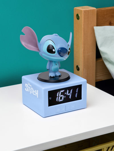Next Disney Blue Stitch Icon Alarm Clock- Buy online at McGrocer