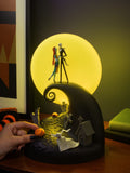 Nightmare Before Christmas black diorama light 30cm (British brand)