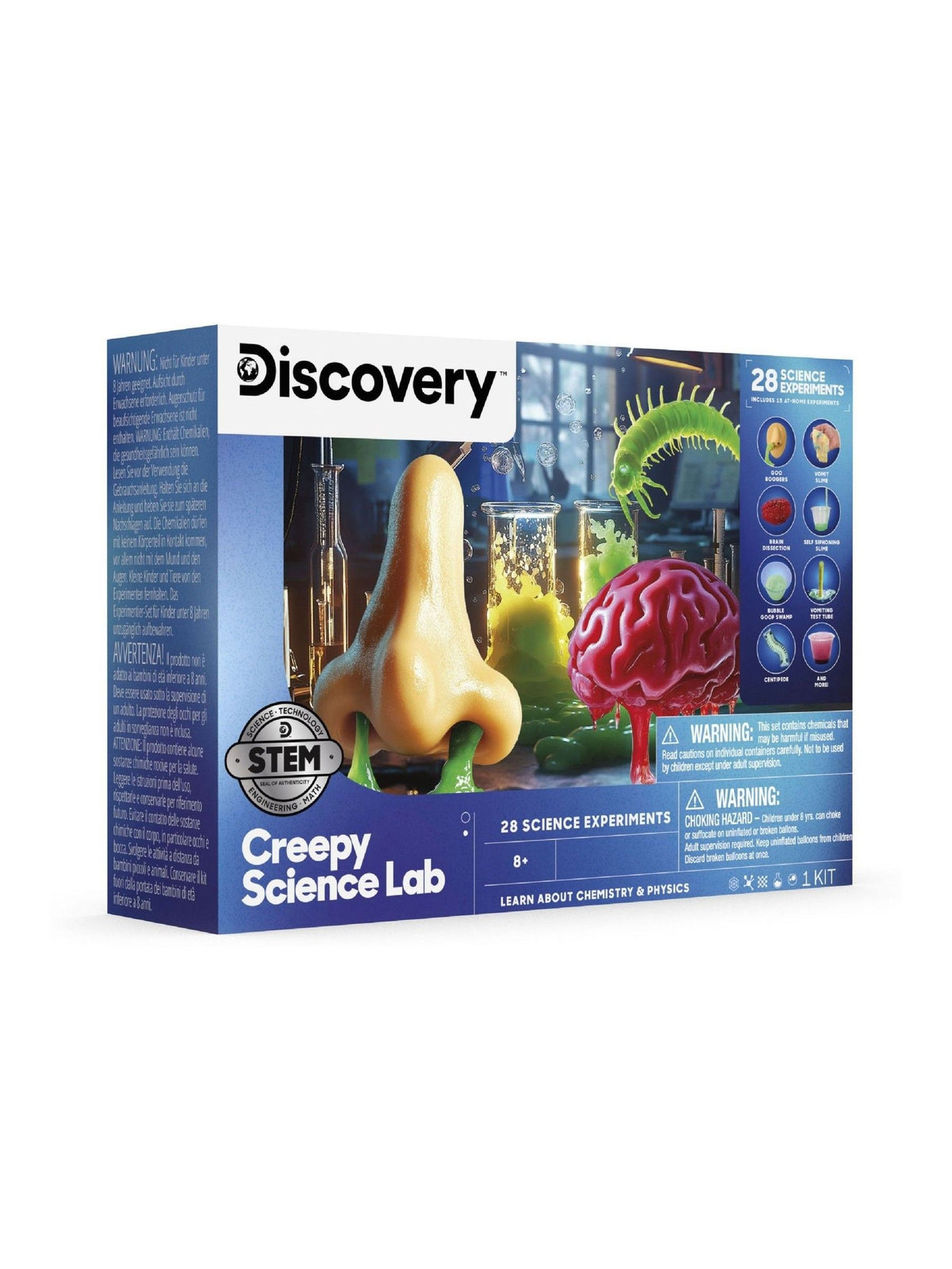 Discovery Creepy Science Lab toy DIY kit, UK version