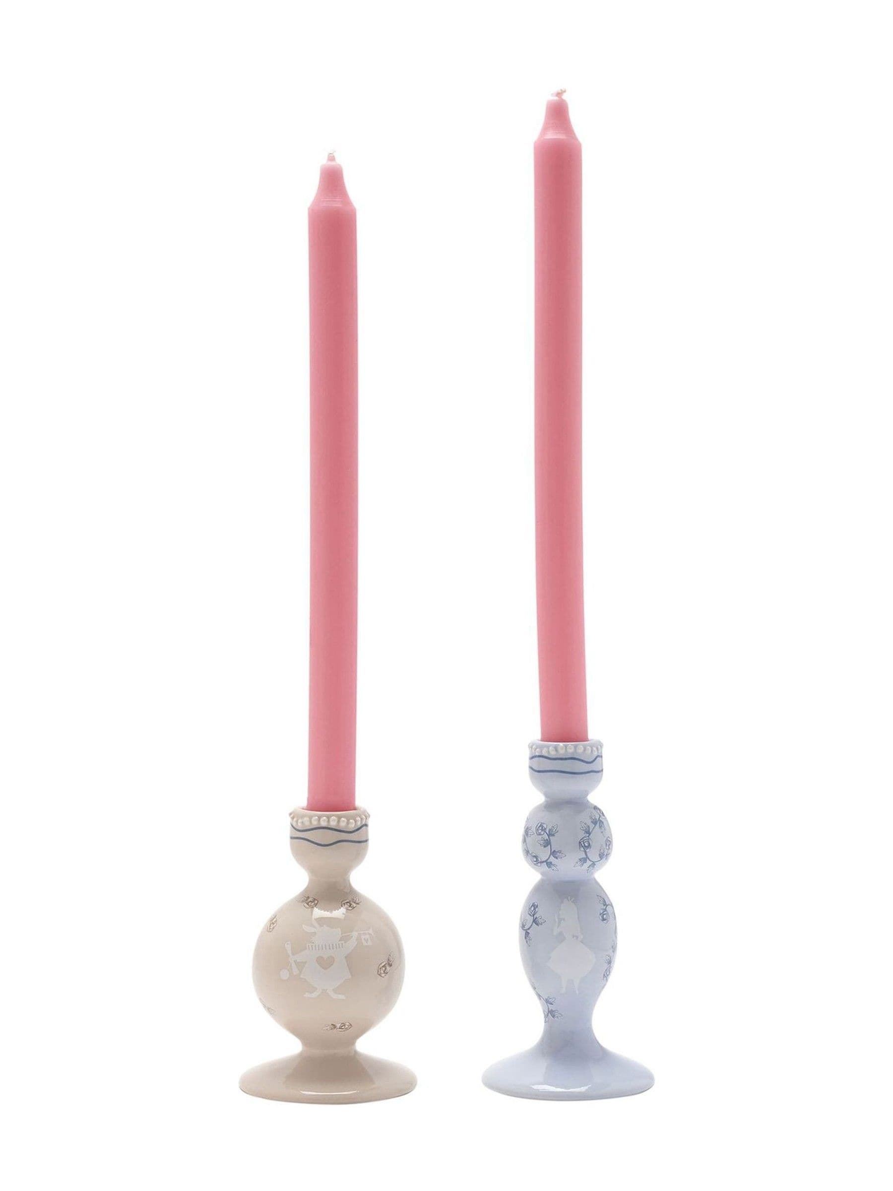 Widdop candle holders Disney Alice in Wonderland set of 2, UK version