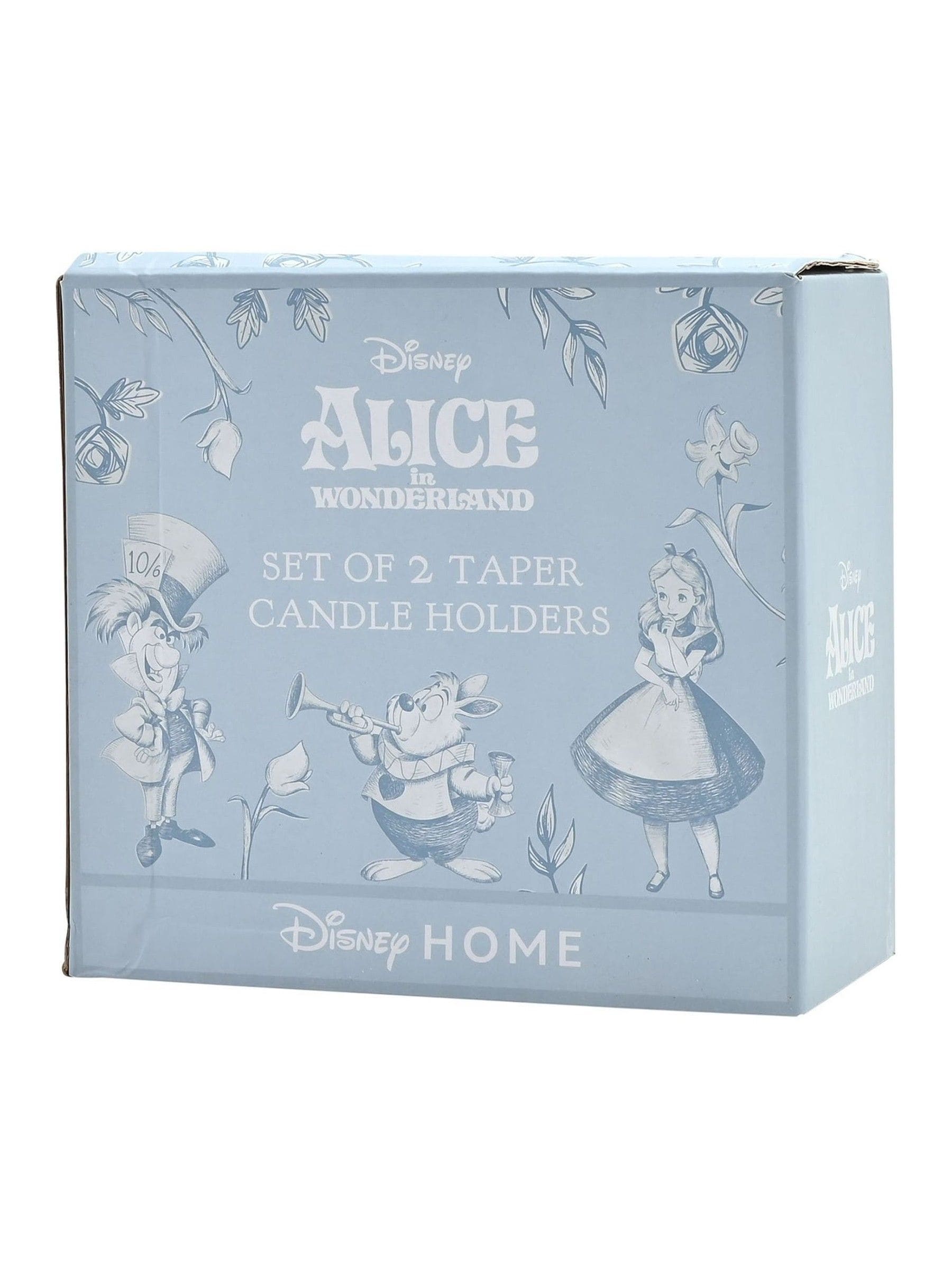Widdop candle holders Disney Alice in Wonderland set of 2, UK version