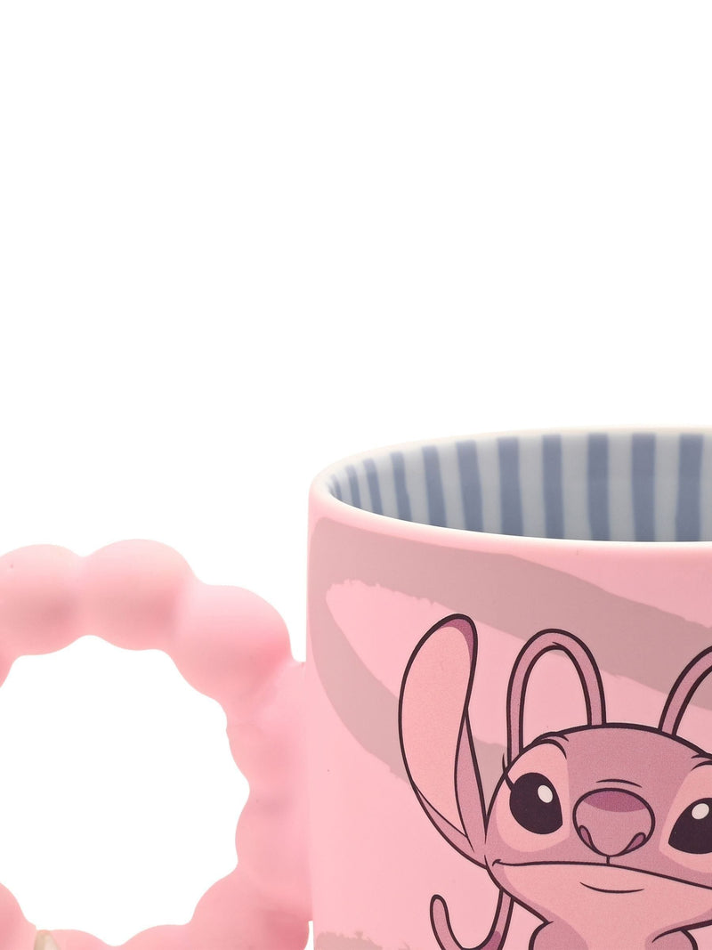 Widdop pink Disney Stitch Angel ceramic mug 8.5cm - British product