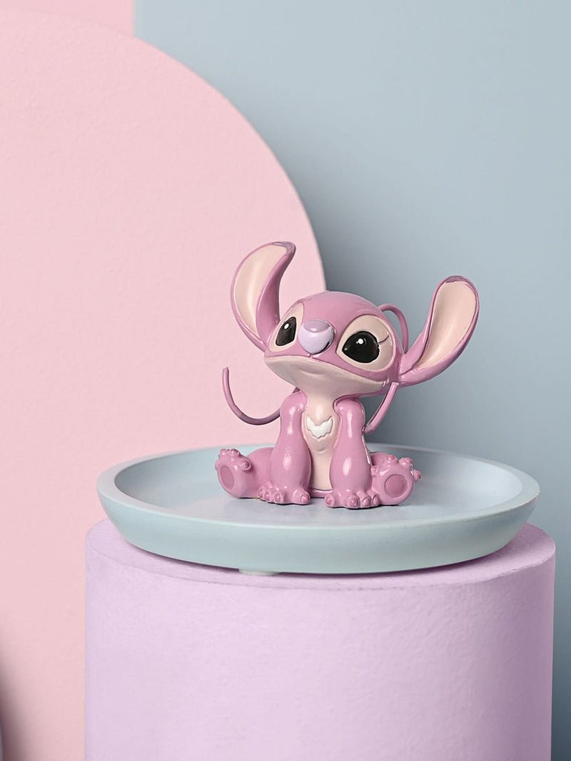 Widdop Disney Stitch trinket dish with 3D Angel figurine, UK version