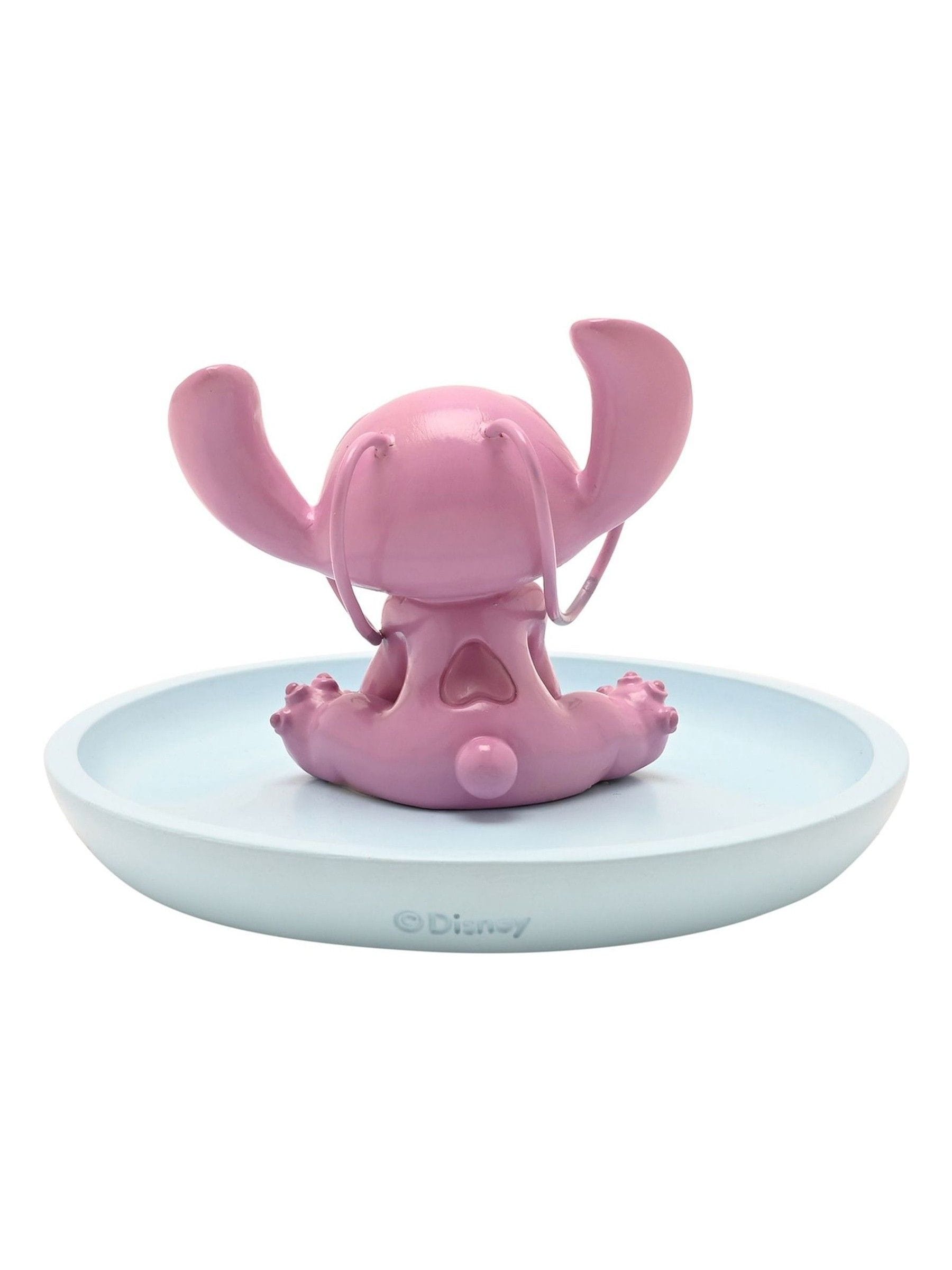 Widdop Disney Stitch trinket dish with 3D Angel figurine, UK version