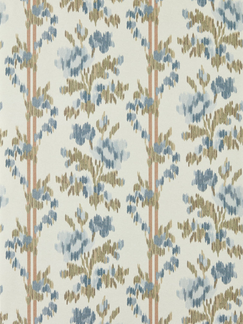 Sanderson Parchment & Olivine Highgrove Apothecary Rose Wallpaper Sample A4