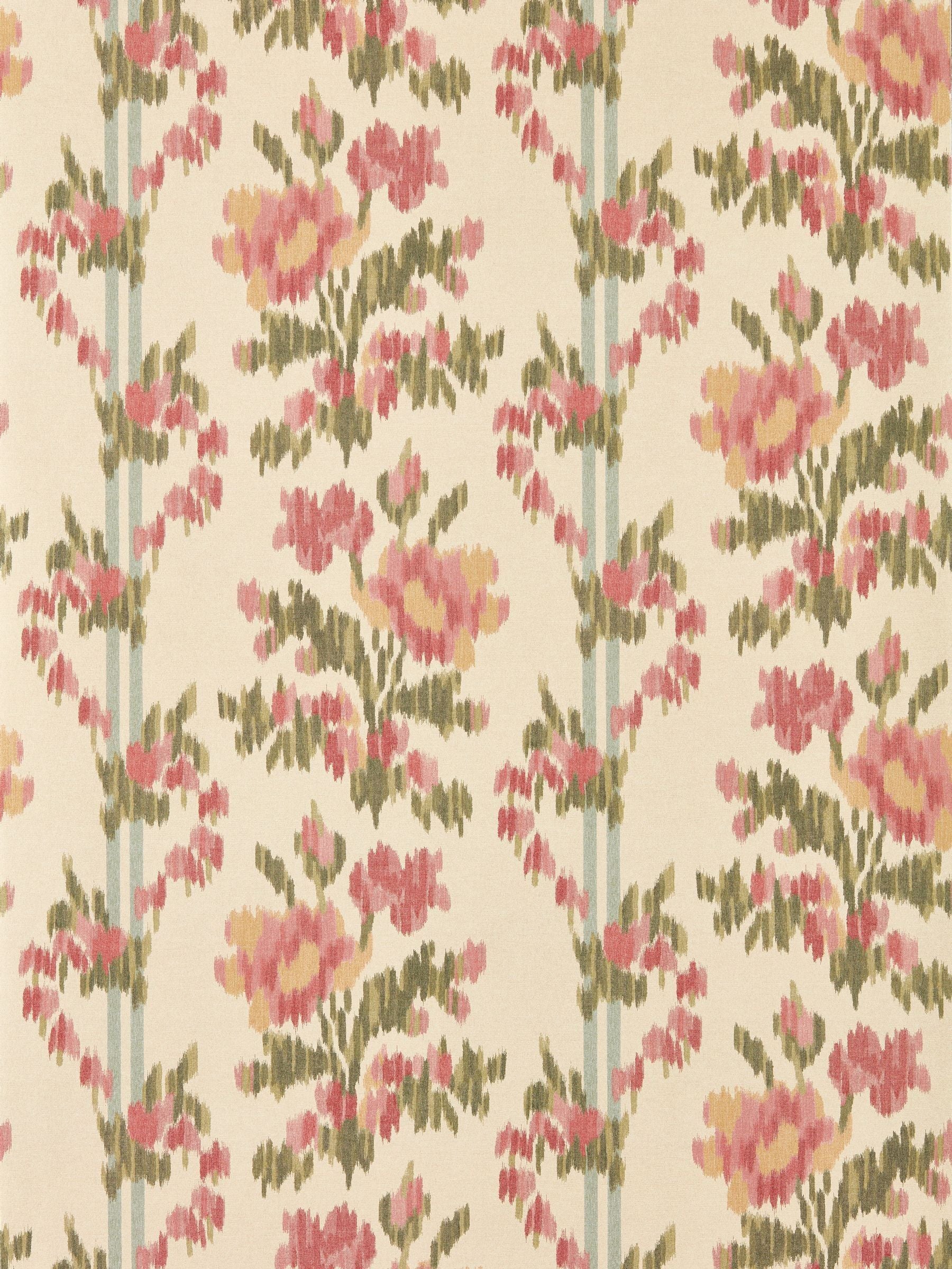 Sanderson Parchment & Olivine Highgrove Apothecary Rose Wallpaper Sample A4