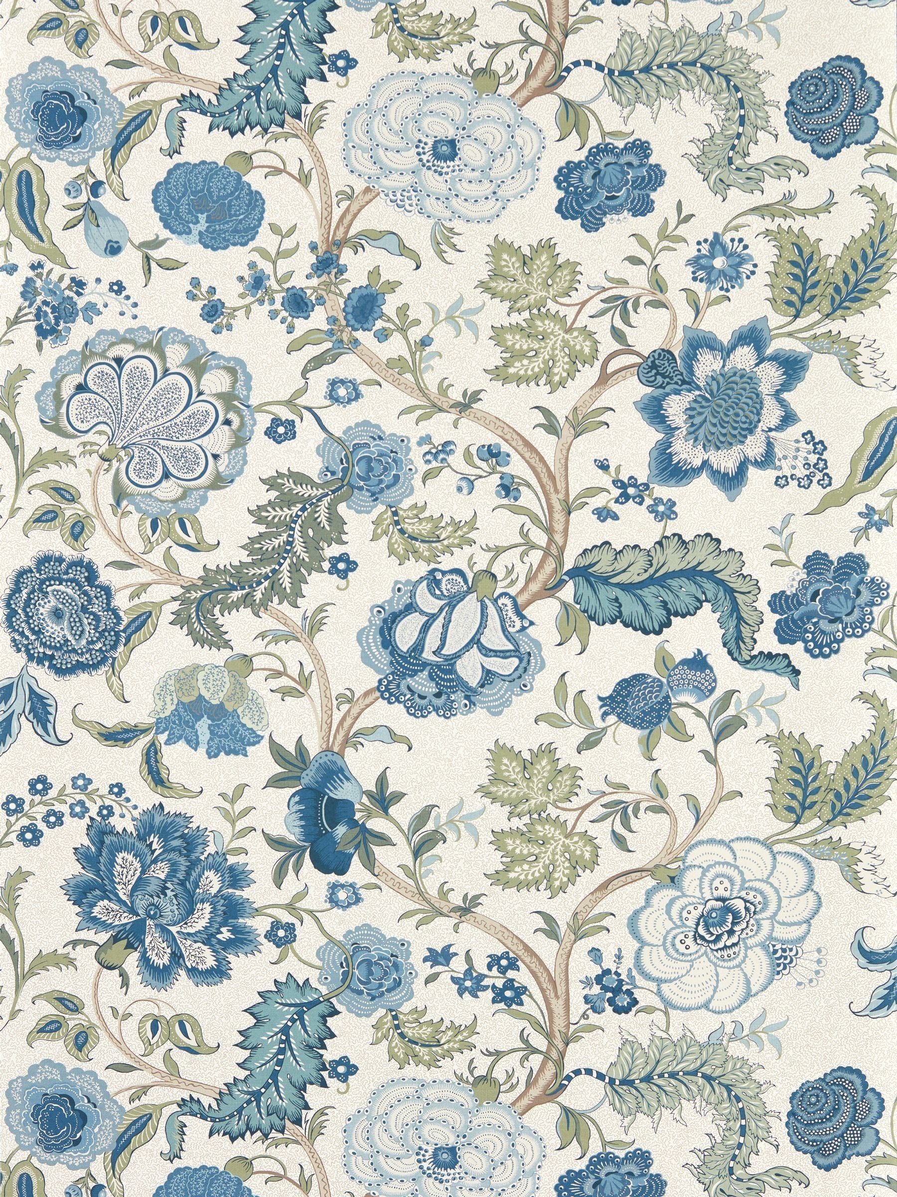 Sanderson Yew Green Highgrove Salisbury Wallpaper Sample A4