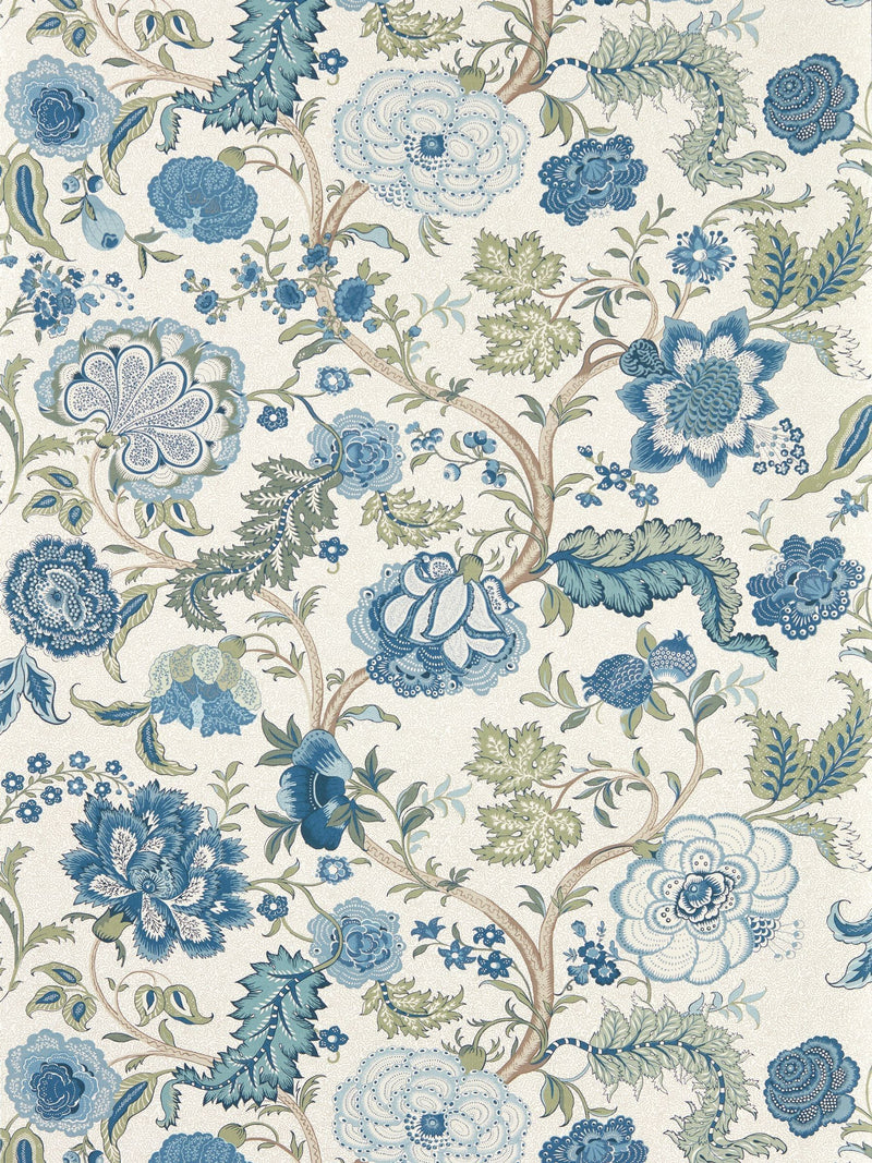 Sanderson Yew Green Highgrove Salisbury Wallpaper Sample A4