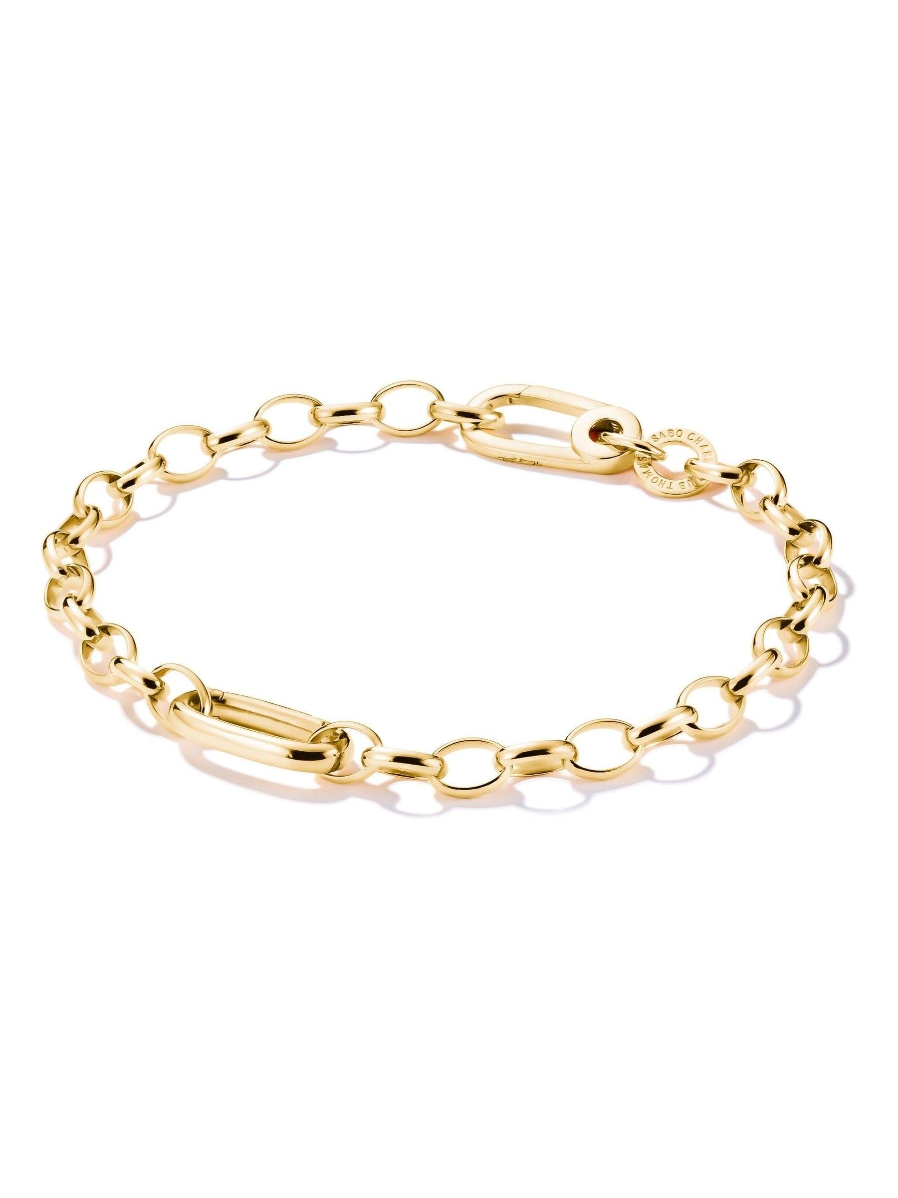 Thomas Sabo gold tone charm bracelet 17cm (British brand)