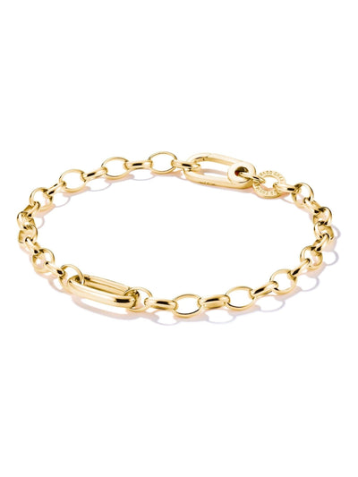 Thomas Sabo Gold Tone Charm Connect Link Bracelet 17cm