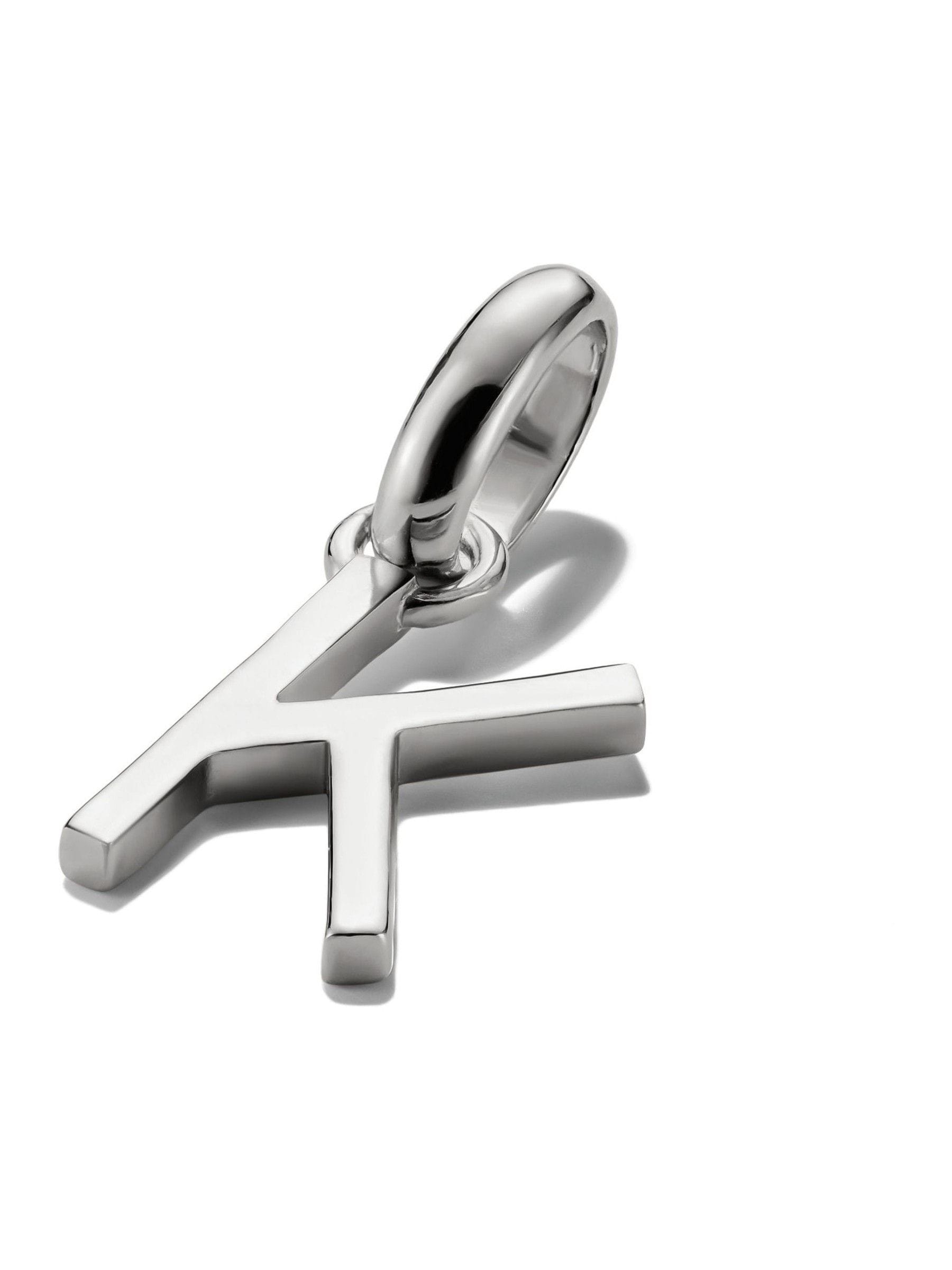 Thomas Sabo silver letter K charm pendant, imported from the UK