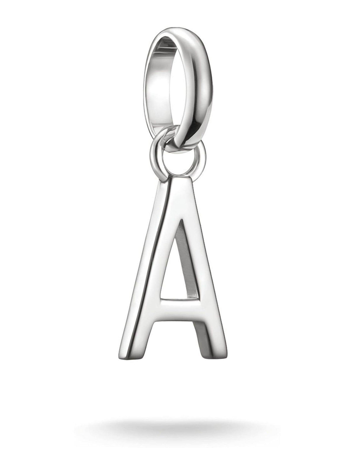 Thomas Sabo silver charm pendant letter A, imported from the UK