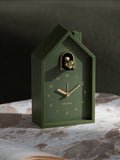 Karlsson Oro Cuckoo Alarm Clock luxury green, UK version