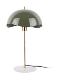 Leitmotiv Jungle Green waved dome table lamp (British brand)