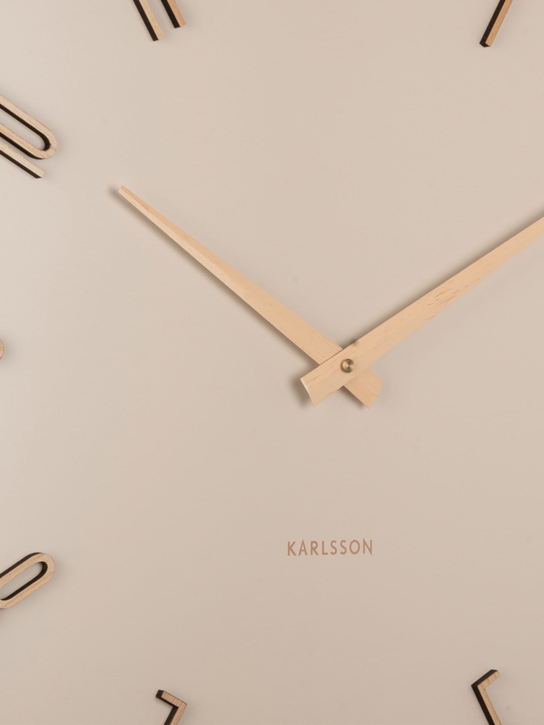 Karlsson off white Esmerado large wall clock, imported from the UK