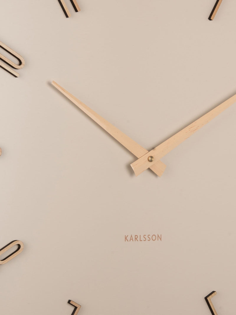 Karlsson off white Esmerado large wall clock, imported from the UK
