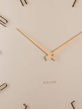 Karlsson off white Esmerado large wall clock, imported from the UK