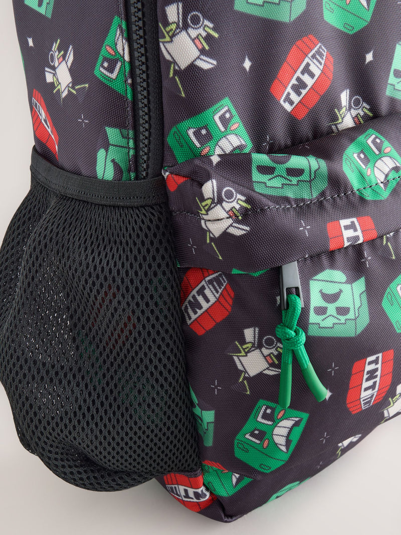 Black Minecraft Backpack