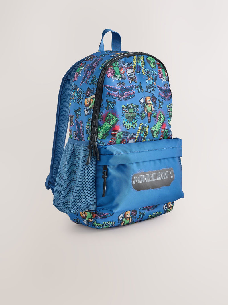 Blue Minecraft Backpack