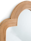 La Redoute Intérieurs Natural Rivia rattan mirror 120x73cm, imported from the UK
