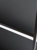 La Redoute black industrial bookshelf 70x140cm, UK version