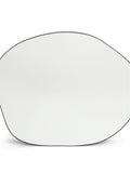 La Redoute Intérieurs Ornica shaped brass mirror 120x100cm, UK version