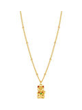 Estella Bartlett lucky cat gold tone necklace, imported from the UK