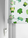 Wee Blue Bell Little Frogs roller blind (British brand)