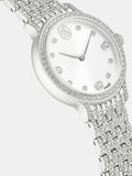 Swarovski Imber silver tone crystal watch - British product