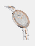 Swarovski Cosmopolitan watch with crystals and rose gold-tone (British brand)