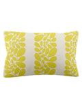 Orla Kiely yellow sycamore stripe pillowcases set of 2 (British brand)
