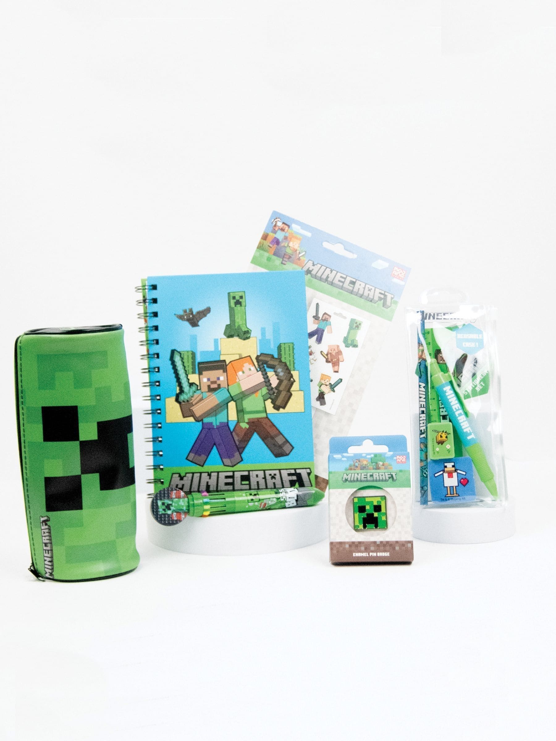 Pyramid International Minecraft stationery gift set green (British brand)