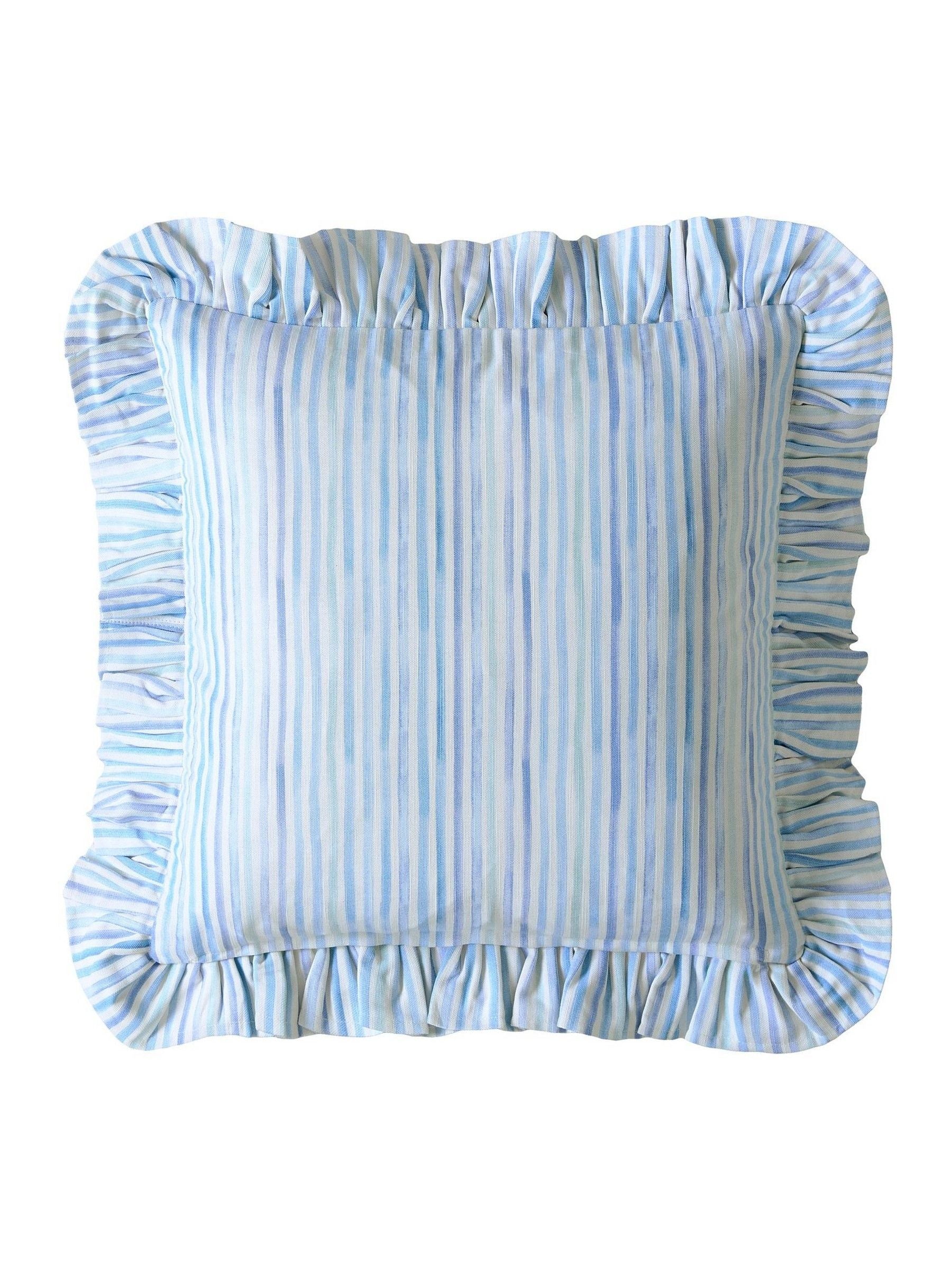 Bluebellgray Sunday Stripe cushion 45x45cm (British brand)