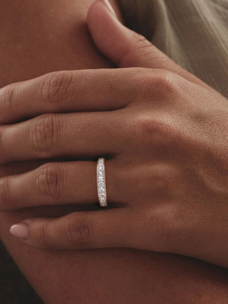 The Diamond Store half eternity ring 0.50ct lab diamond, UK version