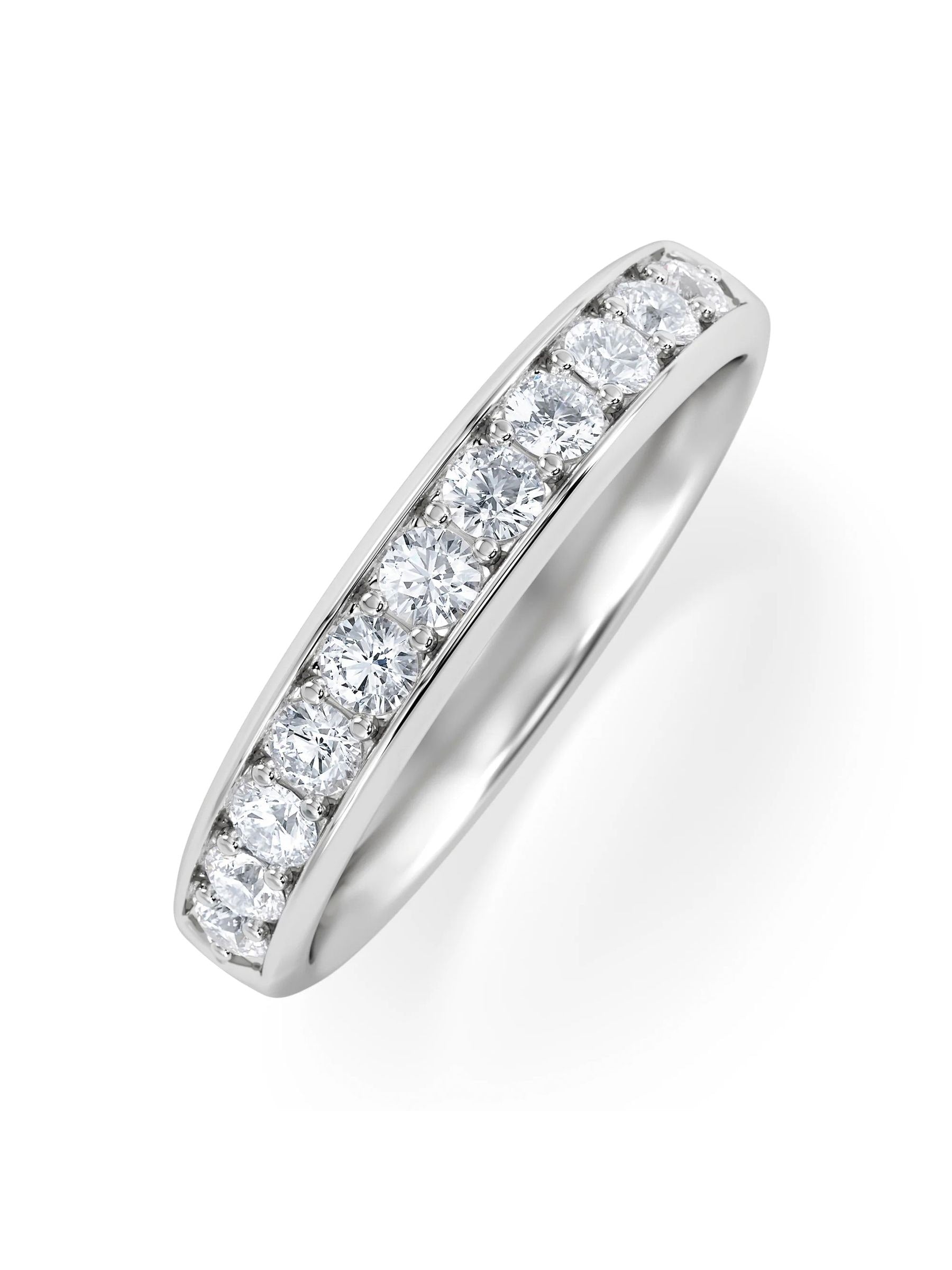 The Diamond Store half eternity ring 0.50ct lab diamond, UK version