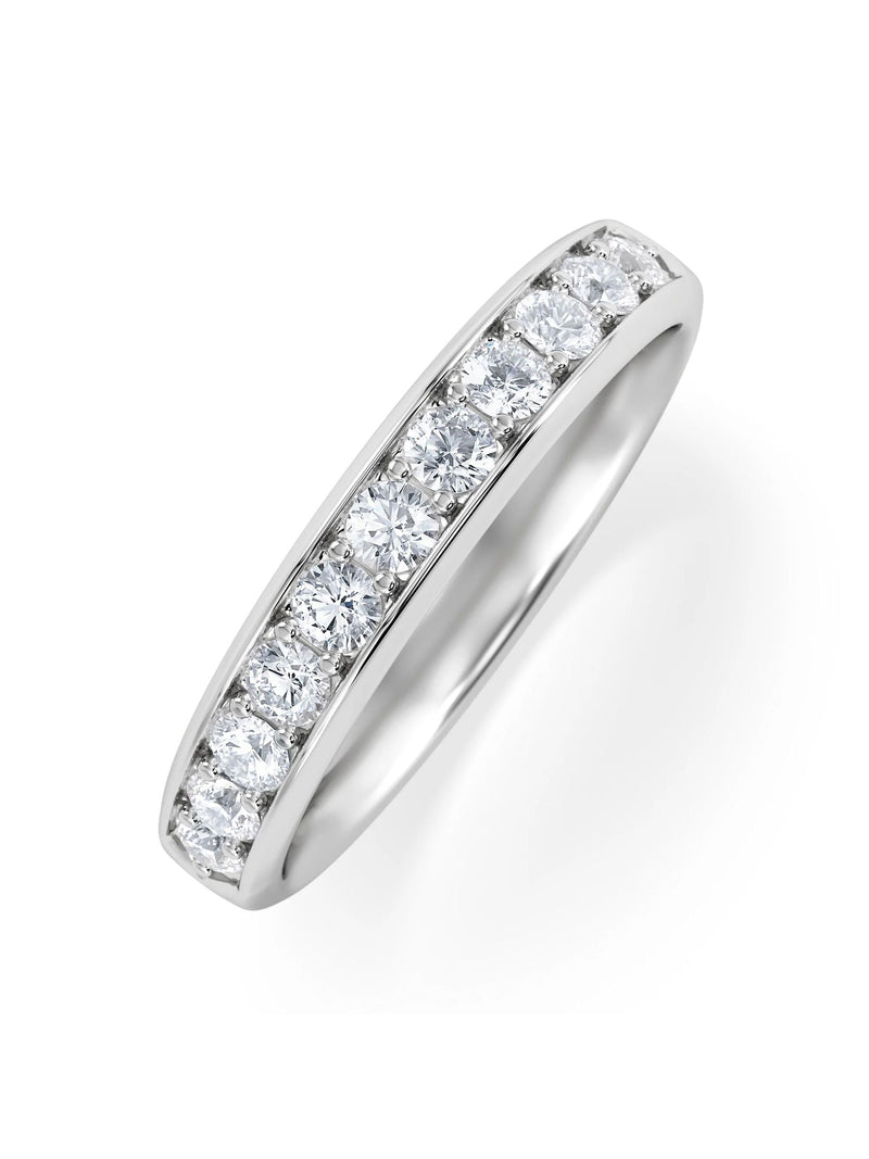 The Diamond Store half eternity ring 0.50ct lab diamond, UK version